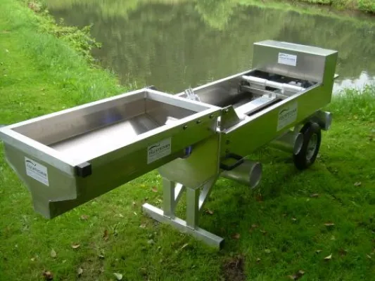 Bild: Erfolgreiche Sortierung von Welsen auf Sortiermaschinen von Fischtechnik International Engineering