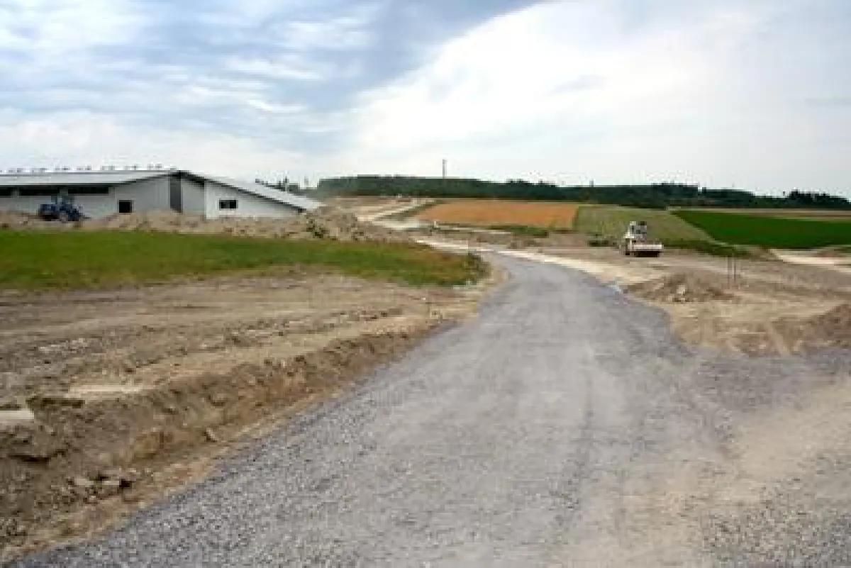 Baumaßnahmen im Gewerbepark Dörth