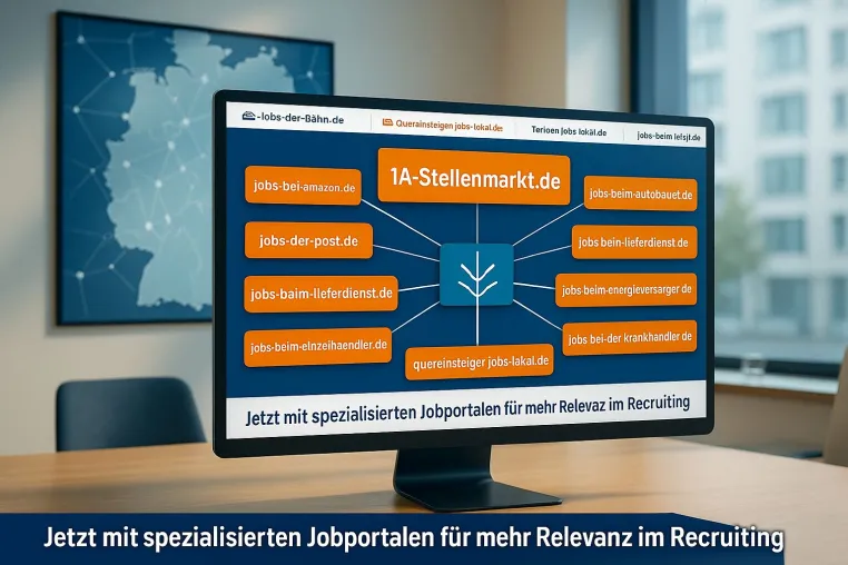 1A-Stellenmarkt baut Spezialisierung aus – Neue Jobportale für gezielte Bewerberansprache gehen an den Start Bild: 1A-Stellenmarkt baut Spezialisierung aus – Neue Jobportale für gezielte Bewerberansprache gehen an den Start