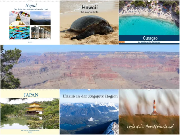 Bild: Reisekalender 2022
