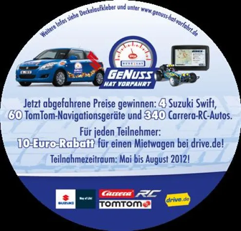 Bild: „GeNUSS hat Vorfahrt“: Die aufmerksamkeitsstärkste ültje-Aktion 2012