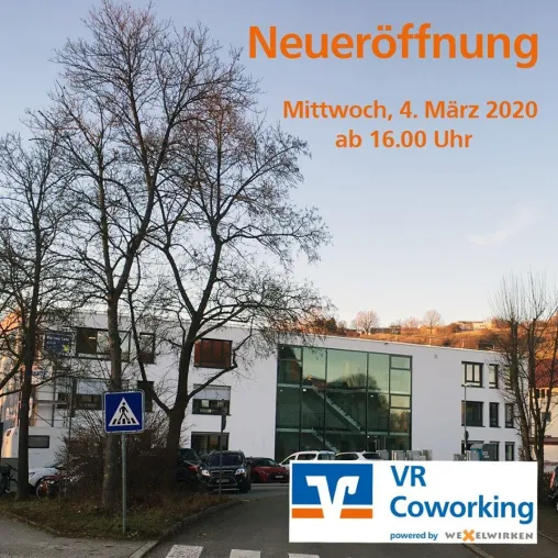 Neueröffnung: Coworking-Space in Tübingen am 04. März 2020 Bild: Neueröffnung: Coworking-Space in Tübingen am 04. März 2020