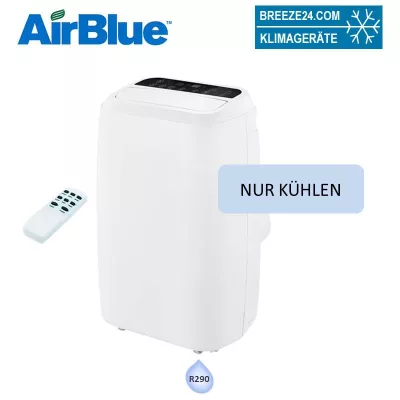 Bild: Mobiles Klimagerät von AirBlue GAM 15 ECO zum kühlen mit 5,2 KW & Abluftschlauch für 1 Zimmer mit 45 - 69 m²