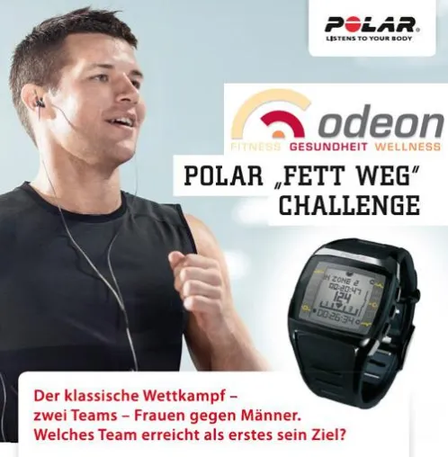 Bild: Polar Fett weg Challenge im odeon Fitness Gesundheit Wellness in Duisburg
