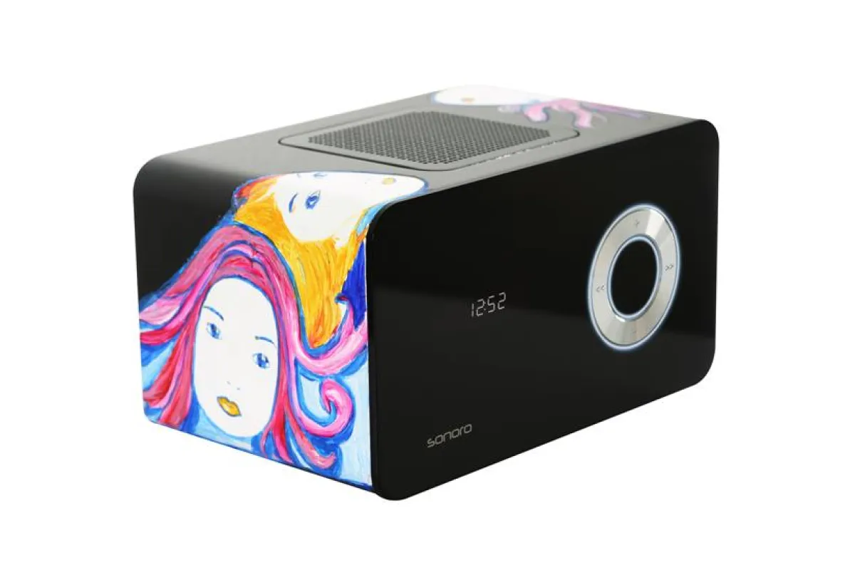 Schöner Erwachen mit Pop-Art: sonoro´s elements als Unikat, gestaltet von Ricarda Kirch