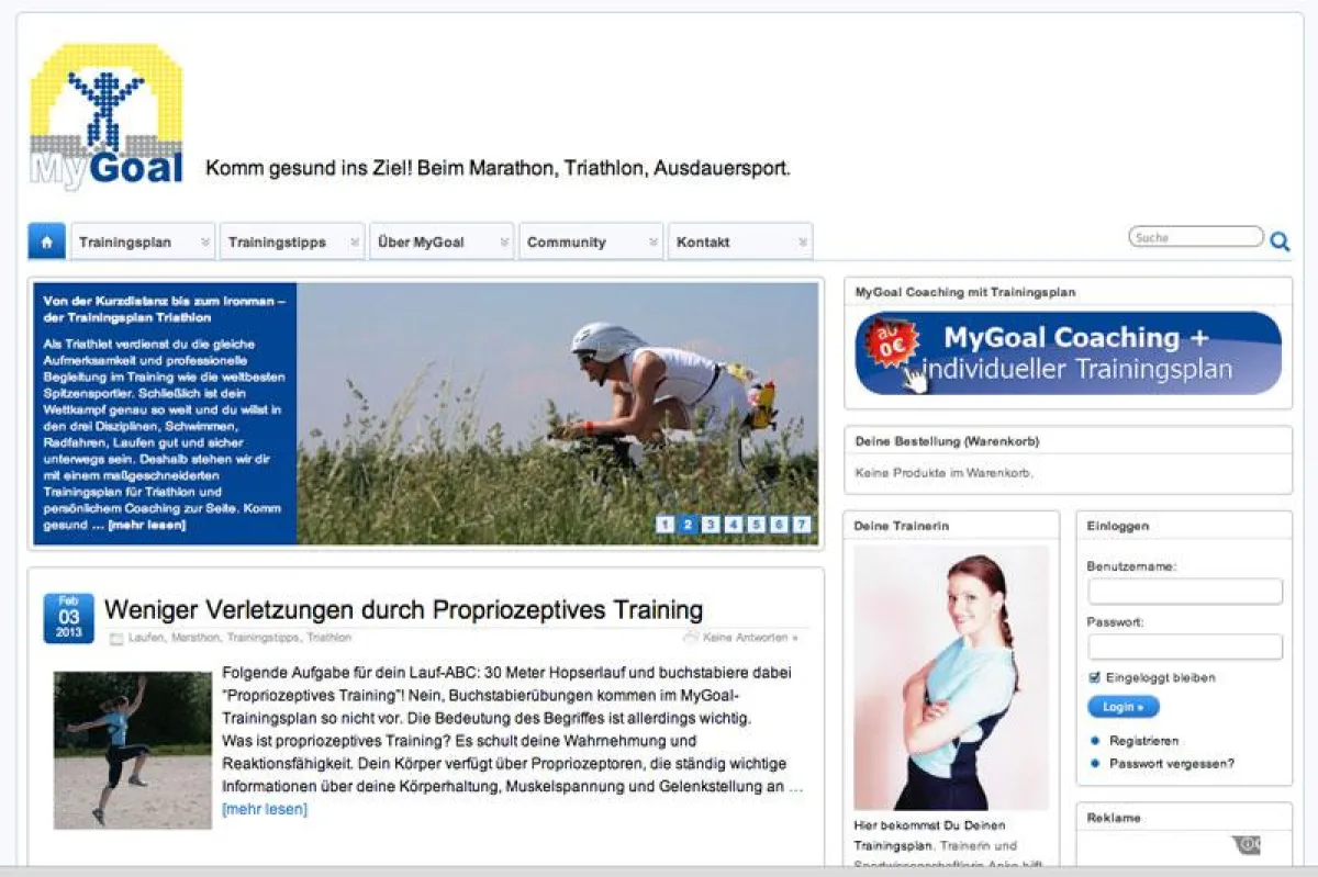 MyGoal.de setzt auf Web 2.0 und Social Media. Auch die neue Webseite basiert auf Wordpress.