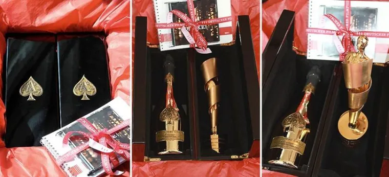 Bild: Der offizielle Champagner des Deutschen Filmpreises 2012