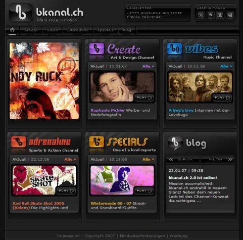 Bild: Relaunch des Online-Videomagazins bkanal.ch