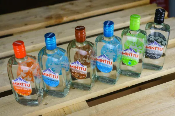 Bild: Minttu Pfefferminzlikör - Jetzt neu auch mit Apfelgeschmack.