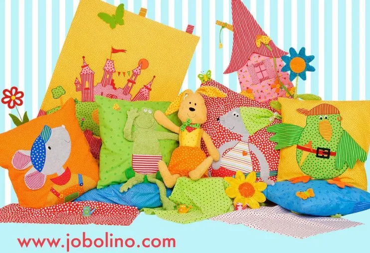 Bild: Neuer E-Shop von jobolino - Schnittmuster, Materialkits und Stoffe zum Nähen für das Kinderzimmer