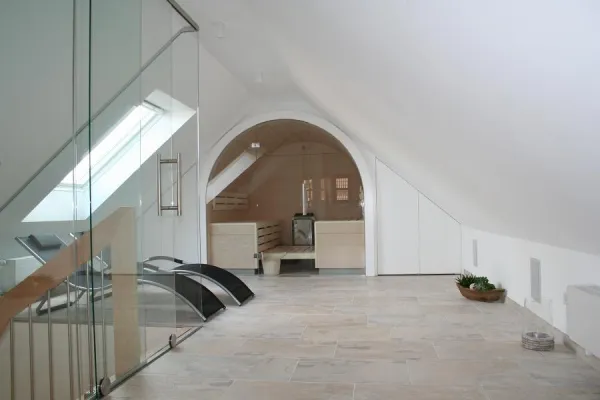 Bild: Eine Sauna unterm Dach