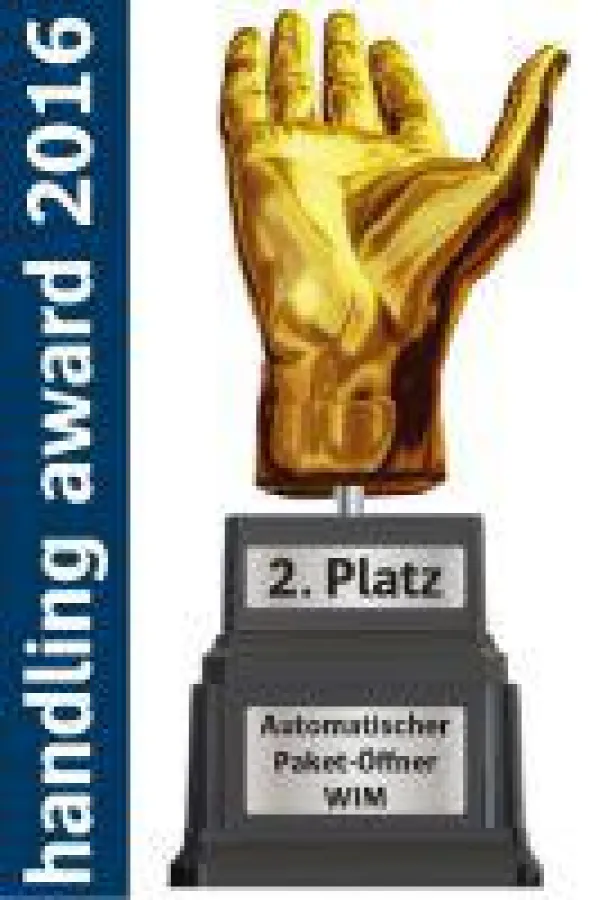 WIM Paket-Öffner wird mit dem diesjährigen Handling Award ausgezeichnet.