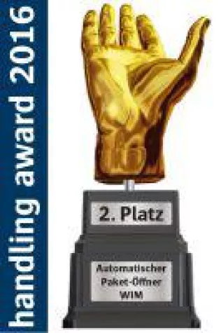 Bild: WIM Paket-Öffner wird mit dem diesjährigen Handling Award ausgezeichnet.