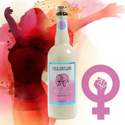 Bild: Delirium Deliria - das limitierte Bier für den internationalen Frauentag
