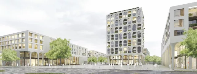 Bild: Sieger im Realisierungswettbewerb für den neuen Quartiersplatz von Freiham Nord steht fest