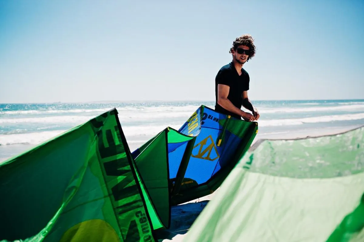 Mario Rodwald tritt auch 2013 beim Kitesurf World Cup in St. Peter-Ording an. Quelle: 360°PSE