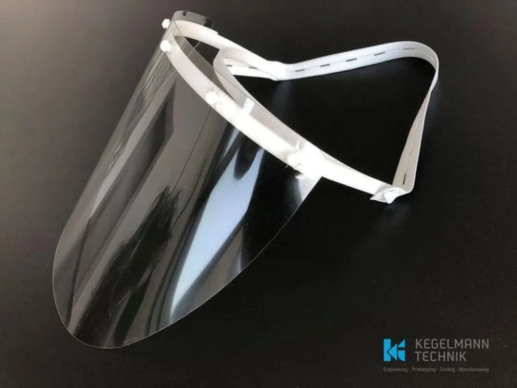 Gesichtsschild von Kegelmann, © Kegelmann Technik GmbH