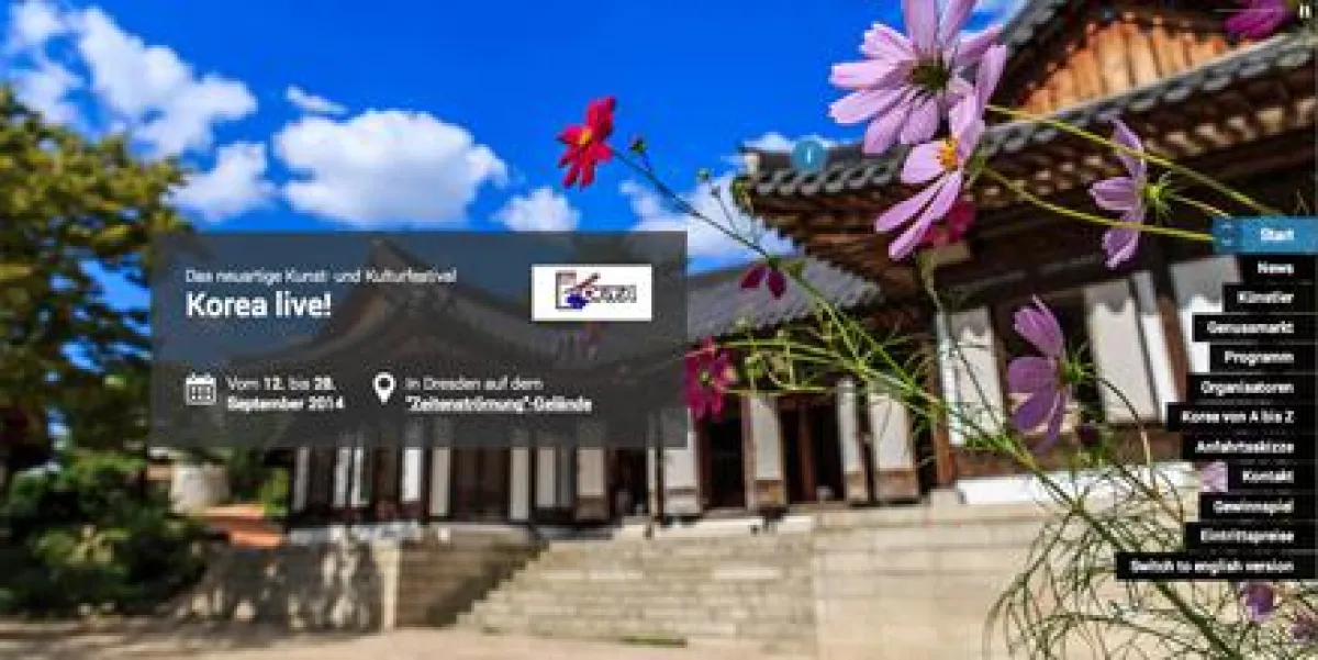 GTC hat als erstes Land Korea eingeladen: Korea trifft Deutschland vom 12. Bis 28.9.2014 in Dresden