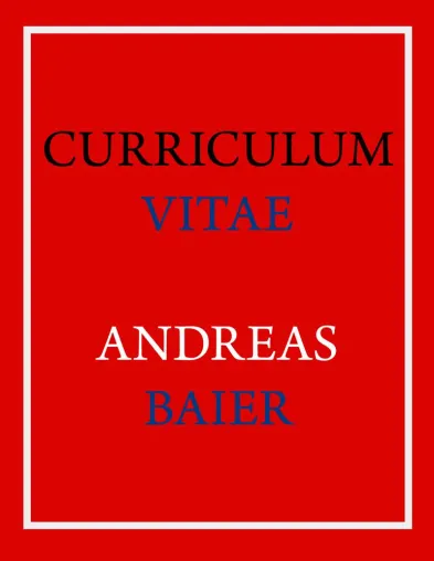 Bild: Andreas Baiers Blitzlichtgemälde-Vita jetzt als Buch