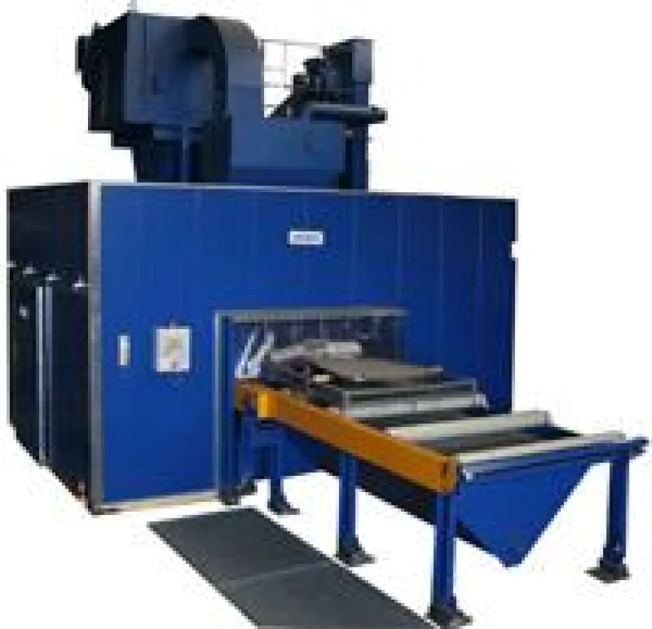 Sandstrahlanlage bei WSZ in Wilhelmshaven