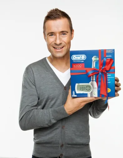 Für Kai Pflaume ist Oral-B ein Geschenk Bild: Für Kai Pflaume ist Oral-B ein Geschenk