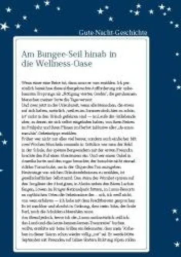 Witzige Gute-Nacht-Geschichten fürs Kopfkissen Bild: Witzige Gute-Nacht-Geschichten fürs Kopfkissen