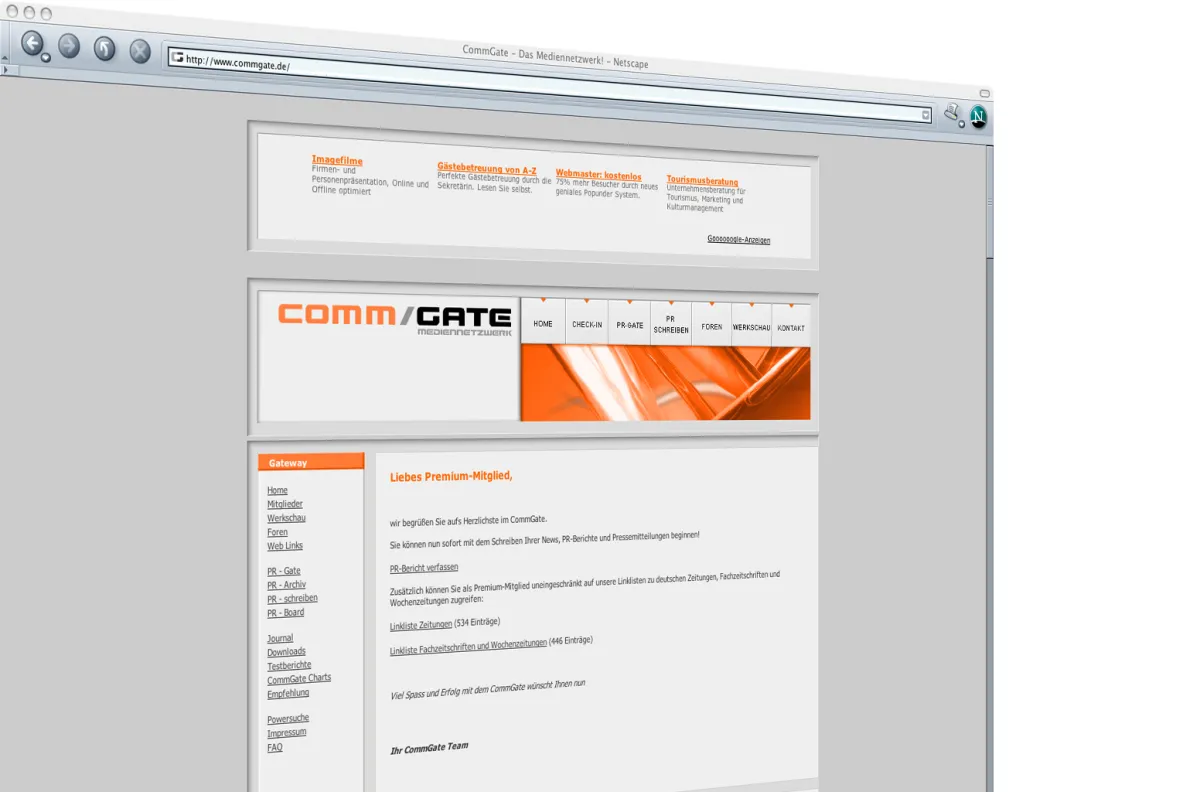 CommGate - Das Mediennetzwerk!