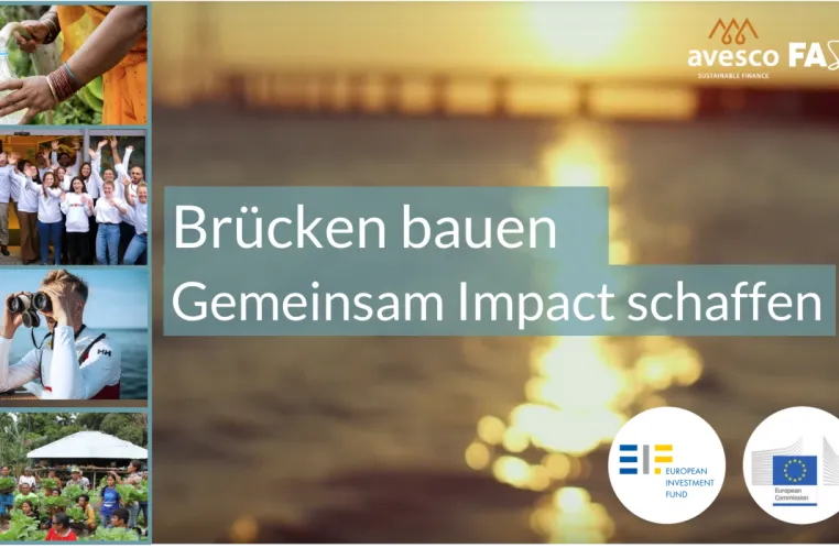 Bild: European Social Innovation and Impact Fund (ESIIF) bringt Investor*innen und Unternehmen zusammen