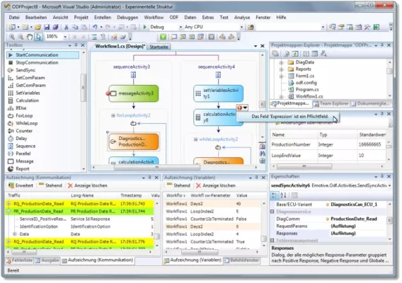 Bild: Open Diagnostic Framework – Erste Entwicklungsumgebung für OTX