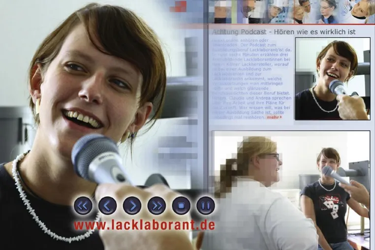 Bild: Hören wie es wirklich ist - Podcast informiert über den Ausbildungsberuf Lacklaborant/in