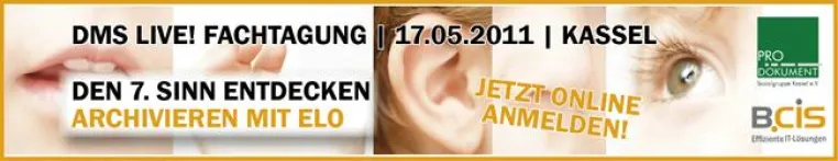 Bild: Den 7. Sinn entdecken – Archivieren mit ELO | DMS LIVE! Fachtagung in Kassel