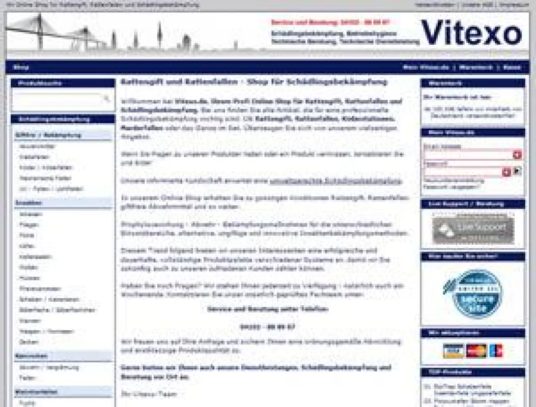 Online Shop Vitexo