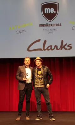 Bild: Clarks gewinnt Musikexpress Style Award 2012