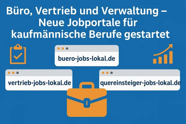 Bild: Büro, Vertrieb und Verwaltung – Neue Jobportale für kaufmännische Berufe gestartet