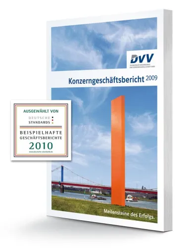 Bild: DVV-Geschäftsbericht dreifach ausgezeichnet