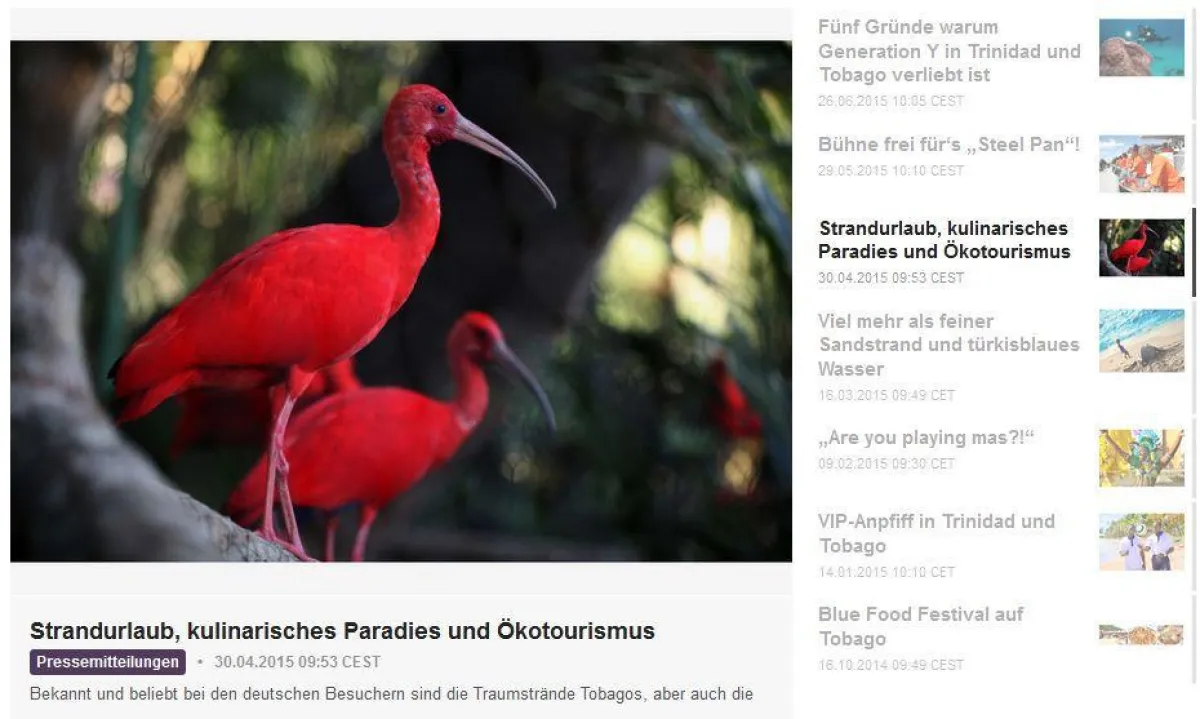 Copyright: Trinidad and Tobago Tourism Development Company (TDC)