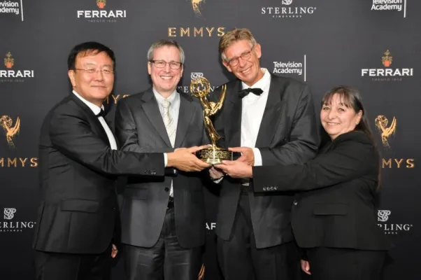 Bild: Engineering Emmy Award für HEVC-Standard - Professor Ohm vom RWTH-Institut für Nachrichten