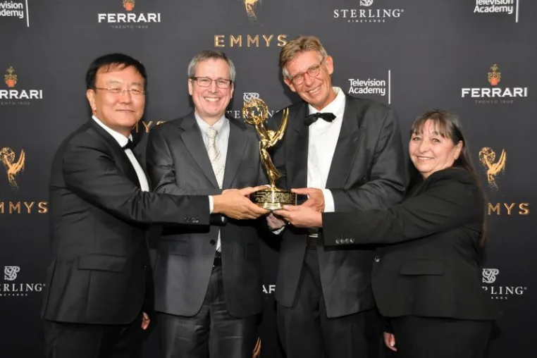 Bild: Engineering Emmy Award für HEVC-Standard - Professor Ohm vom RWTH-Institut für Nachrichten