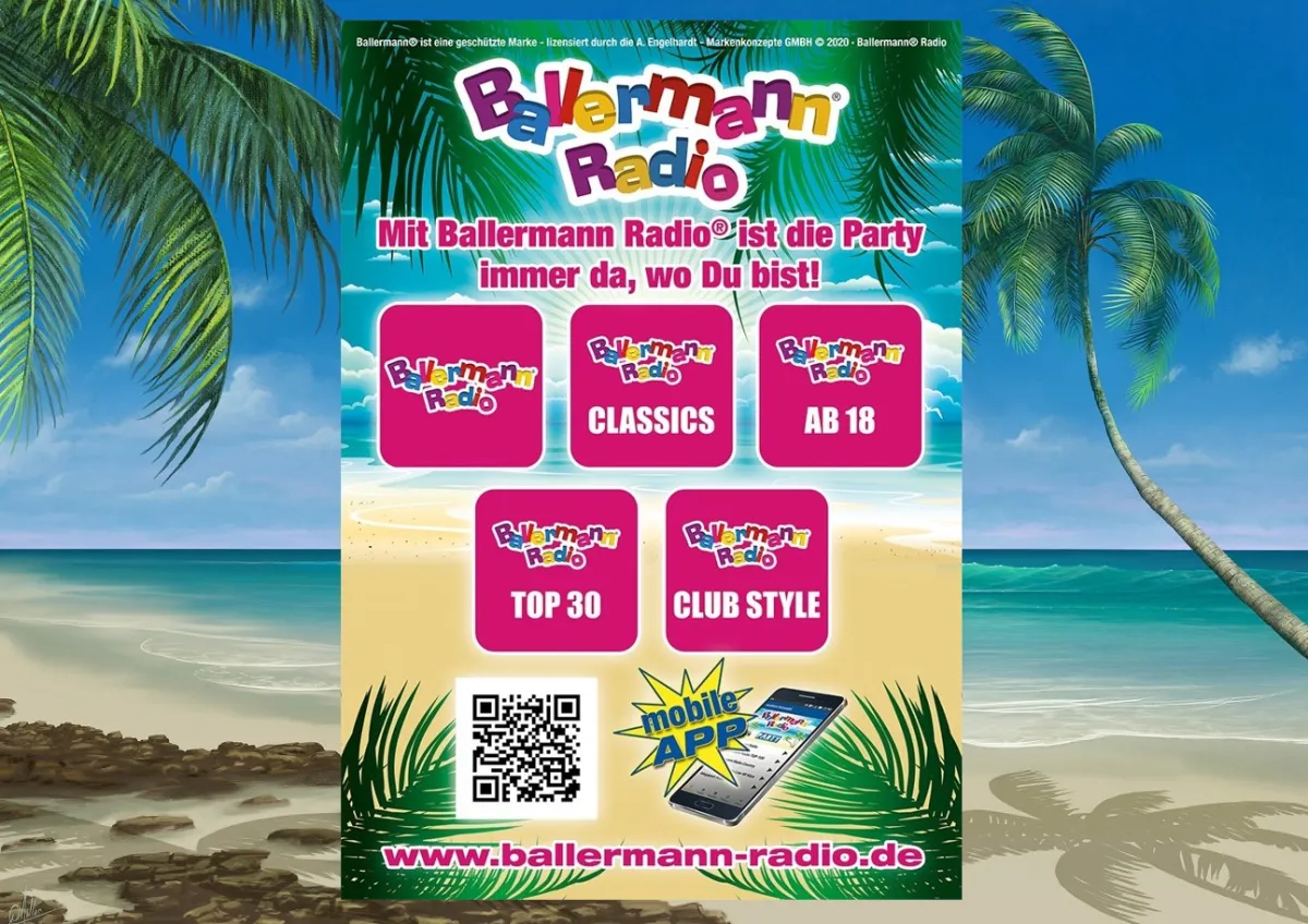 Ballermann Radio begeistert mit 4 neuen Party-Channels