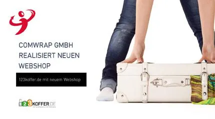 Bild: comwrap GmbH relauncht Onlineshop für123koffer.de