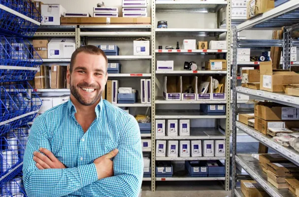 Bild: Paulus-Lager GmbH® mit neuem Shop Praktisches Lagerzubehör für Bauhandwerksbetriebe