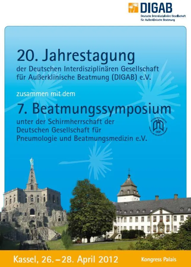 20. Jahrestagung DIGAB - 7. Beatmungssymposium