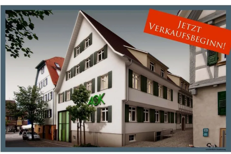 Bild: Mietvertrag unterzeichnet: AOK-Herrenberg zieht in das „Alte Spital“