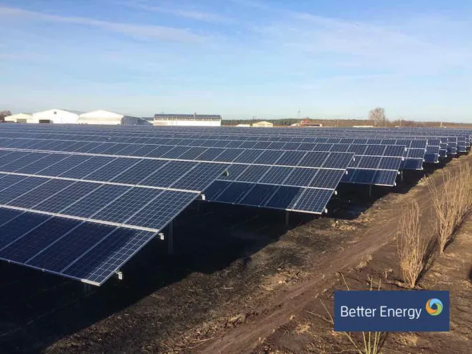 Bild: Die Dänische Firma Better Energy investiert in 4 weitere PV Anlagen in Deutschland
