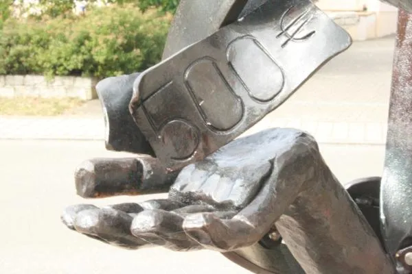 Bild: Schmiedetreffen in Mittelfranken, Metallskulpturen aus der Schmiede
