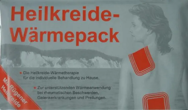 Bild: Therapie mit Rügener Heilkreide - Heilkreide Wärmepack
