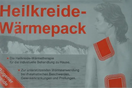 Bild: Therapie mit Rügener Heilkreide - Heilkreide Wärmepack