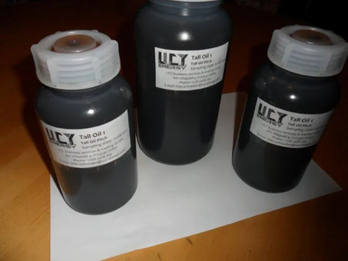 Bild: UCY ENERGY liefert Rohtallöl (CTO) containerweise aus Vorrat