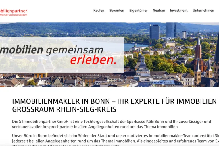 Bild: S Immobilienpartner - Immobilienmakler Bonn