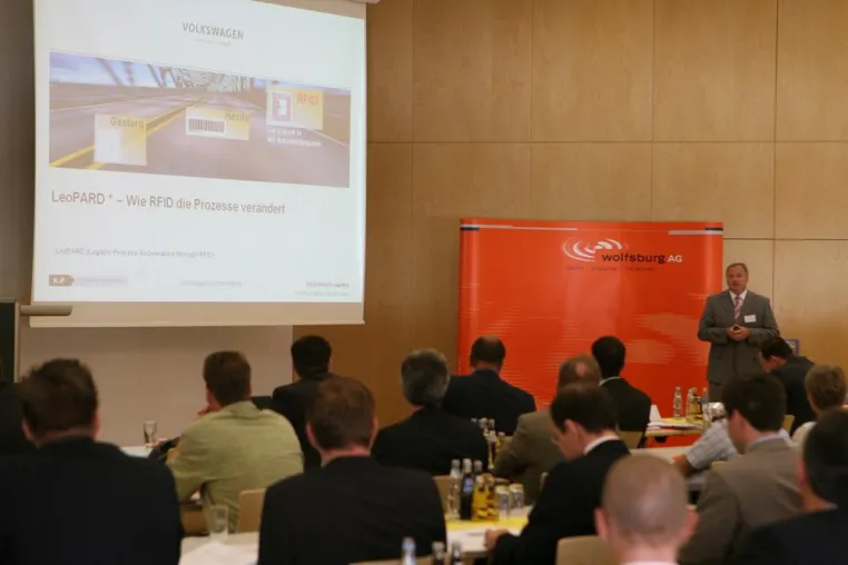 Fachtagung der Wolfsburg AG - „RFID ist bei Volkswagen angekommen“ Bild: Fachtagung der Wolfsburg AG - „RFID ist bei Volkswagen angekommen“